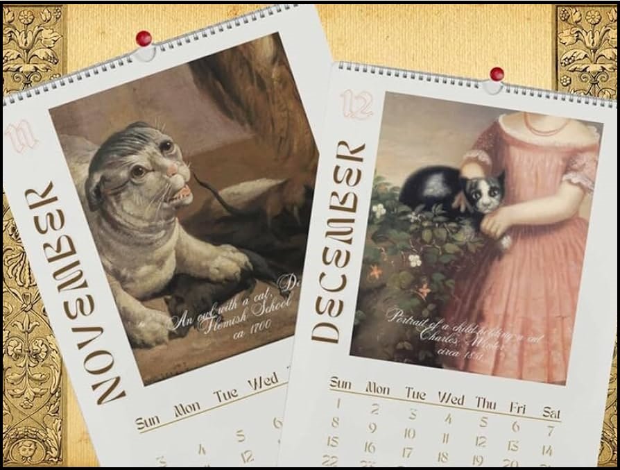 Hermitage Comical Cat Calendar Royalty