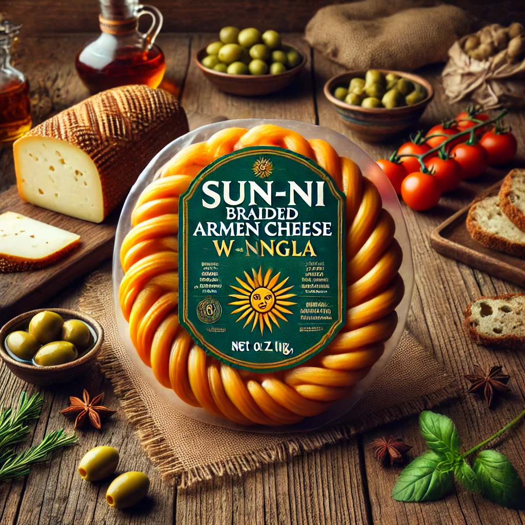 Sun-Ni Braided Armen Cheese w Ngla 8oz