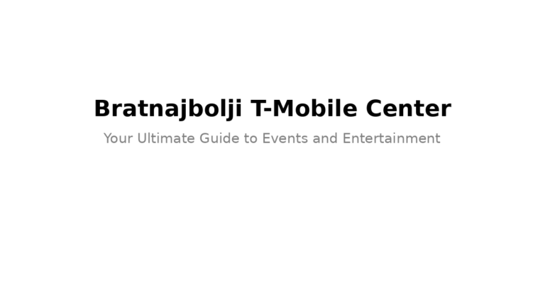 bratnajbolji T-Mobile Center