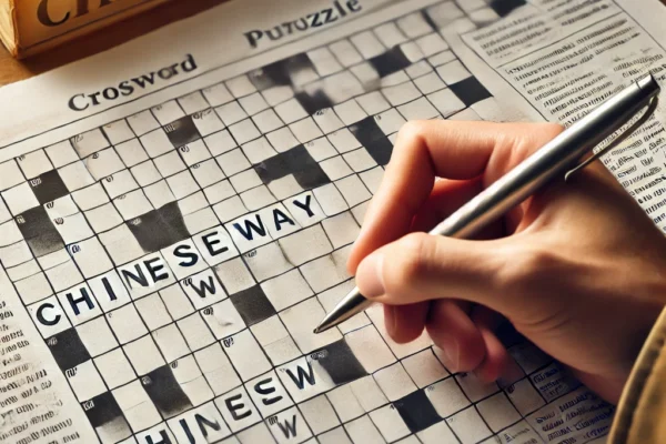 Chinese Way Crossword Clue