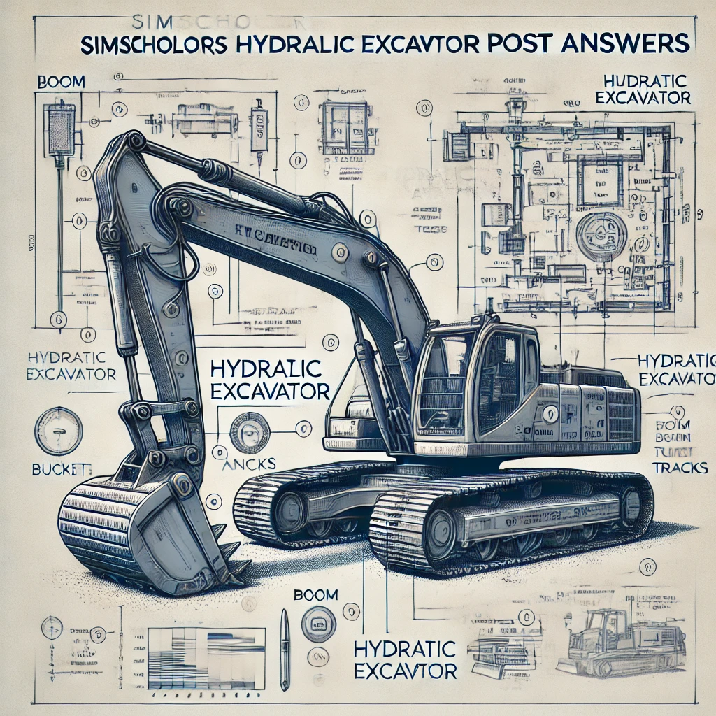 SimScholars Hydraulic Excavator Test