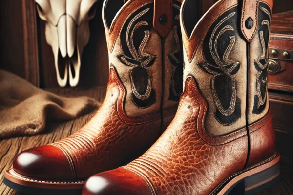 Bold Cowhide Boots