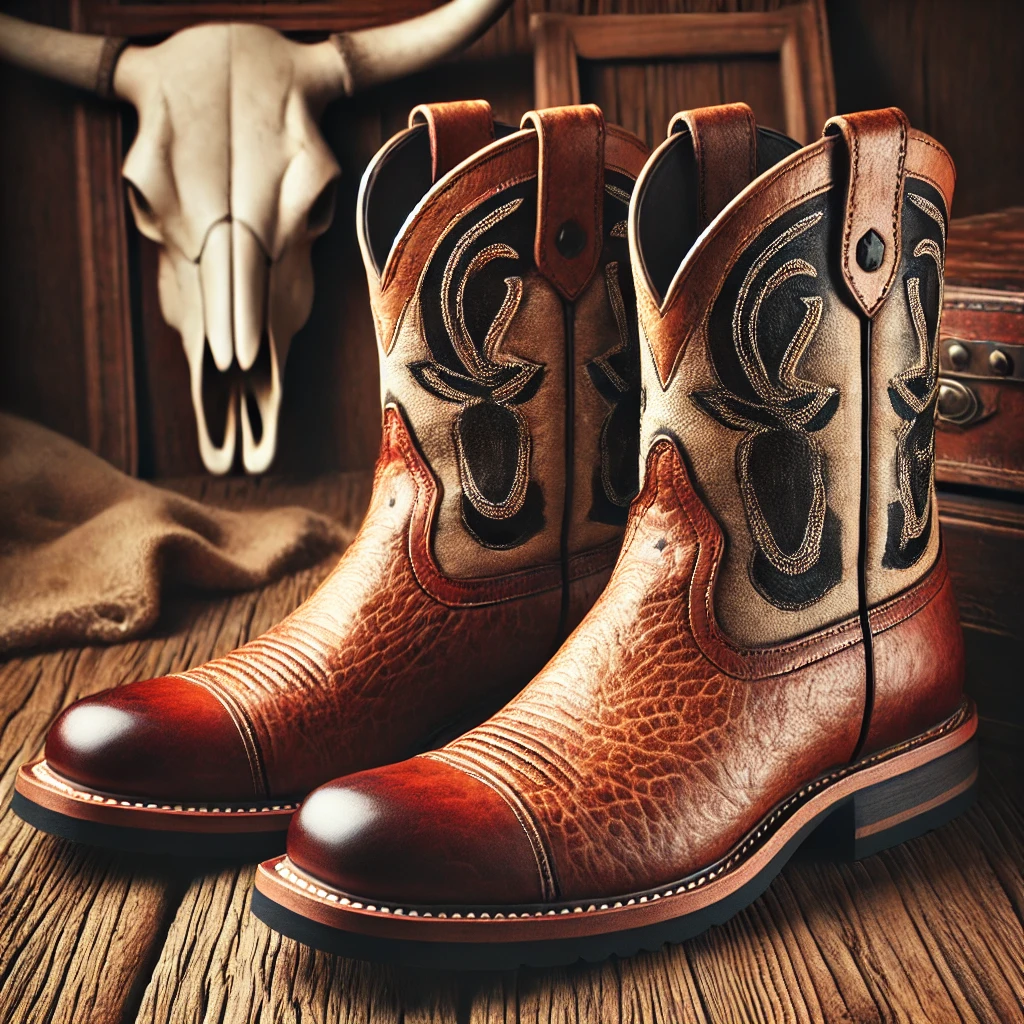 Bold Cowhide Boots